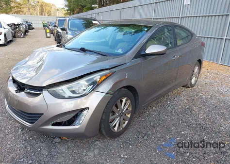 2016 Hyundai Elantra Se из США, поврежденный, VIN 5NPDH4AE6GH773239